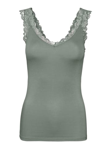Vero Moda Top "Rosa" in Dunkelgrün