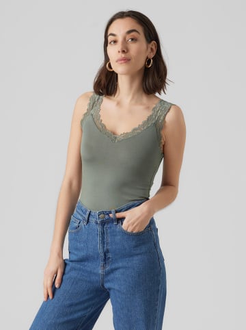 Vero Moda Top "Rosa" donkergroen