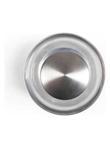 livoo 2er-Set: Flaschen in Transparent/ Silber