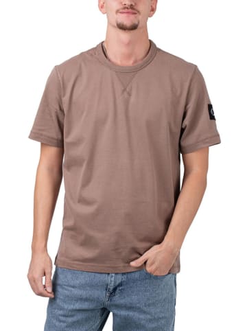 CALVIN KLEIN UNDERWEAR Koszulka w kolorze jasnobrązowym