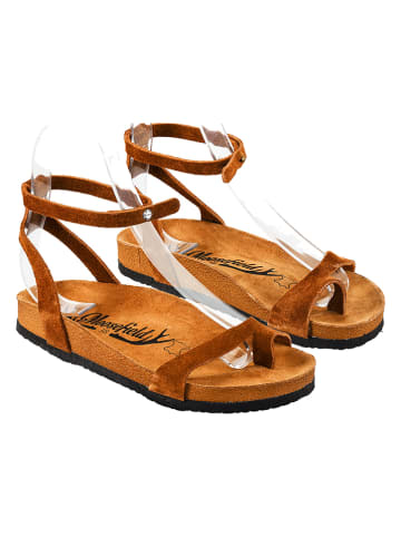 Moosefield Leren sandalen bruin