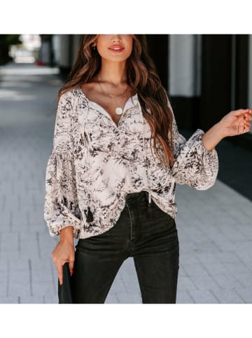 Milan Kiss Bluse in Creme