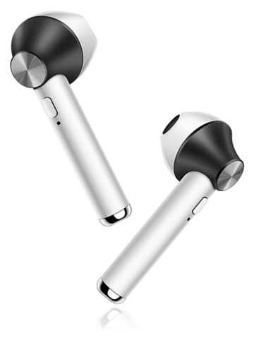 SWEET ACCESS Kabellose Bluetooth-In-Ear-Kopfhörer in Schwarz/ Weiß