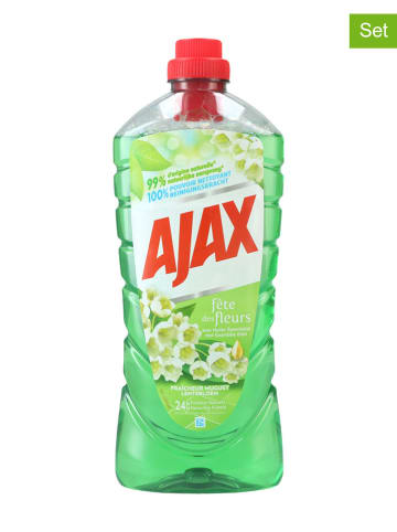 Ajax 6er-Set: Allzweckreiniger "White Flower", 6x 1,25 l