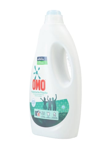 omo Flüssigwaschmittel "Hygiene Frische", 1,75 l