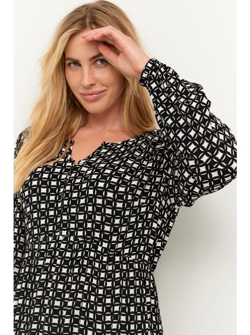 Kaffe Tuniek "Nilia" zwart/crème