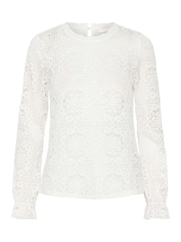 Cream Bluse "Tiley" in Creme