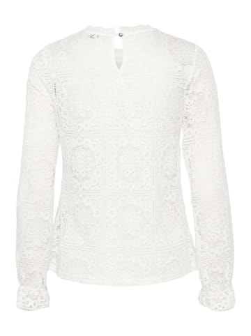 Cream Bluse "Tiley" in Creme