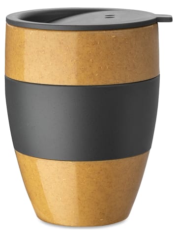 koziol Isoleerbeker "Aroma to go 2.0" antraciet/lichtbruin - 400 ml