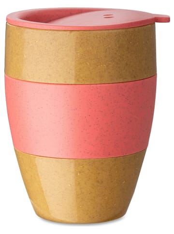koziol Kubek termiczny "Aroma to go 2.0" w kolorze różowo-brązowym - 400 ml