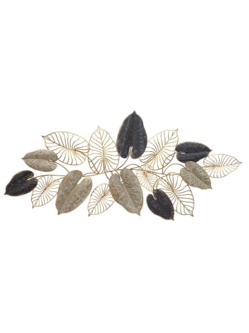 Mauro Ferretti Wanddecoratie goudkleurig/zwart/lichtbruin - (L)61 x (B)131 cm