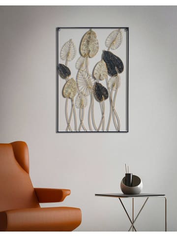 Mauro Ferretti Wanddecoratie zwart/goudkleurig - (L)100 x (B)66 cm
