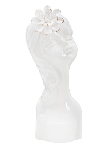 Mauro Ferretti Vaas wit - (B)10,5 x (H)24,5 x (D)10 cm