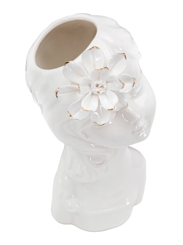 Mauro Ferretti Vaas wit - (B)10,5 x (H)24,5 x (D)10 cm