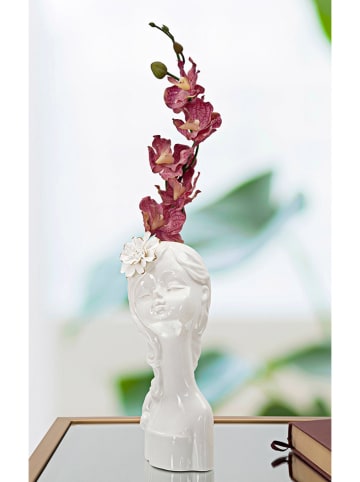 Mauro Ferretti Wazon w kolorze białym - 10,5 x 24,5 x 10 cm