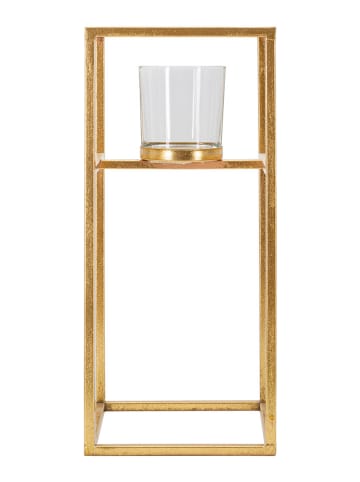 Mauro Ferretti Kaarshouder goudkleurig  - (B)15 x (H)35 x (D)15 cm