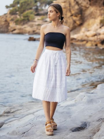 Isla Bonita by SIGRIS Spódnica w kolorze białym