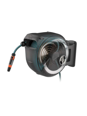 Gardena Wand-Schlauchbox "Roll Up M/L" in Grau