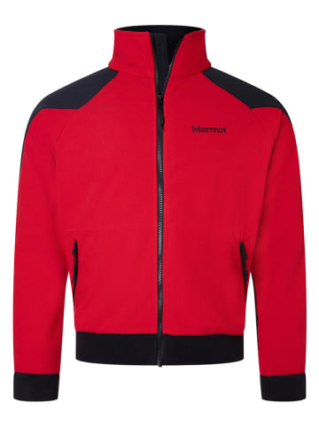 Marmot Fleecejacke "Alpinist" in Rot/ Schwarz