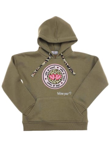 Zwillingsherz Bluza "Kelly" w kolorze khaki