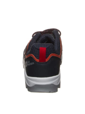 Jack Wolfskin Buty turystyczne "Vojo Texapore" w kolorze granatowo-czerwonym