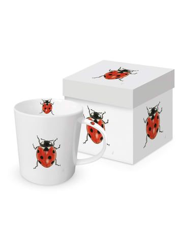 ppd Mok "Madeleine sur blanc" wit/rood - 350 ml