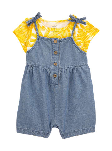 carter's 2tlg. Outfit in Gelb/ Blau