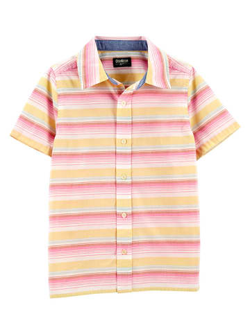 OshKosh Hemd in Gelb/ Pink