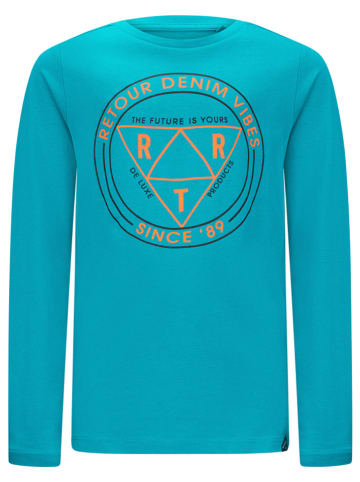 Retour Longsleeve "Benneth" in Türkis