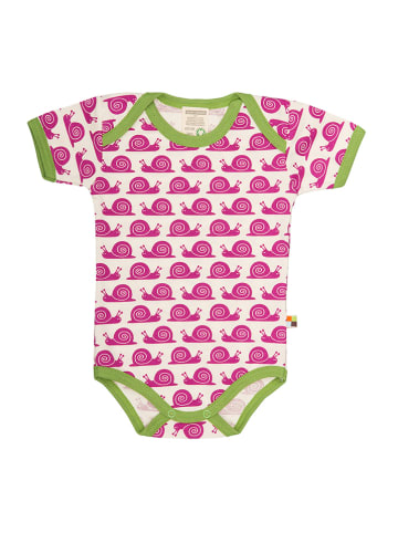 loud + proud Romper roze/wit