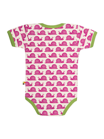 loud + proud Romper roze/wit