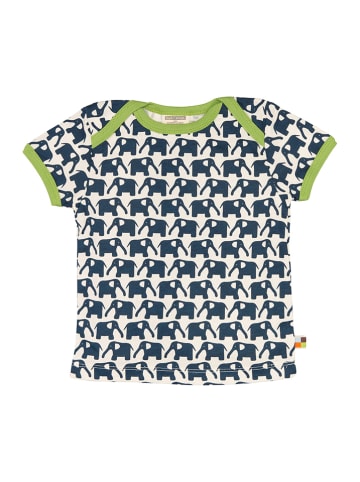 loud + proud Shirt donkerblauw/crème