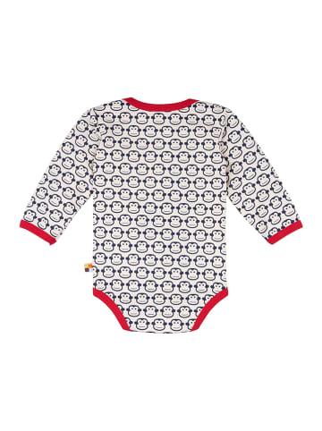 loud + proud Romper donkerblauw/wit