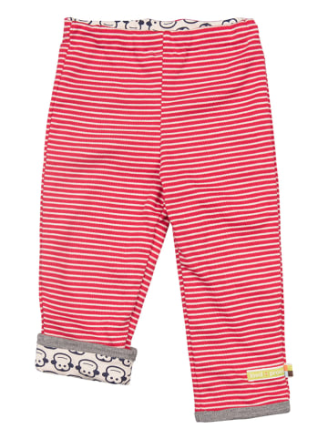 loud + proud Omkeerbare broek rood/wit/donkerblauw