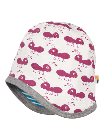 loud + proud Czapka dwustronna w kolorze fioletowo-błękitno-białym