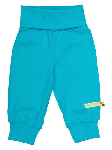 loud + proud Spodnie dresowe w kolorze błękitnym