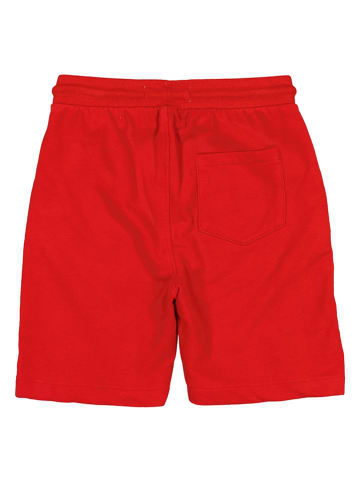 Petrol Sweatshorts in Rot