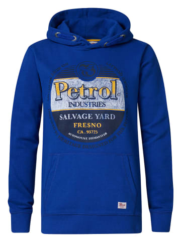 Petrol Hoodie blauw