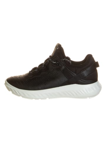 Ecco Leder-Sneakers in Schwarz