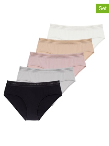 Dorina 5-delige set: slips "Giana" meerkleurig
