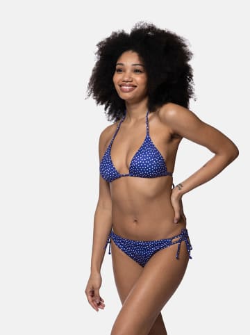 Dorina 2-delige set: bikinitops "Frejus" blauw/wit