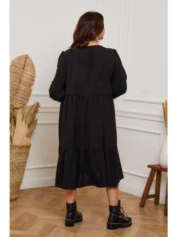 Plus Size Company Sukienka "Arnis" w kolorze czarnym