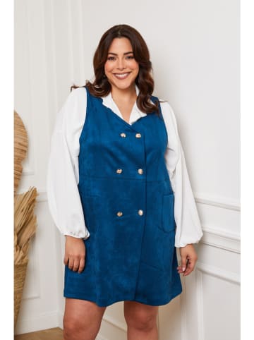 Plus Size Company Sukienka "Elfo" w kolorze niebieskim