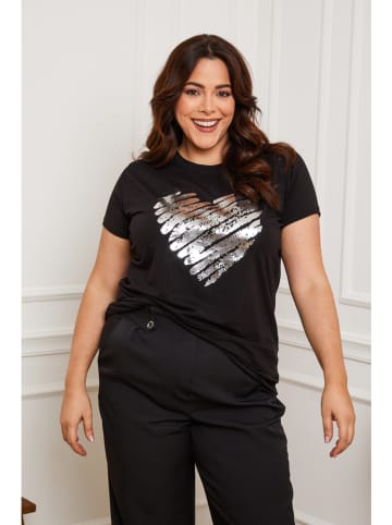 Plus Size Company Shirt "Feredl" zwart