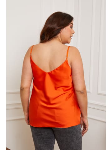 Plus Size Company Top "Lev" in Orange