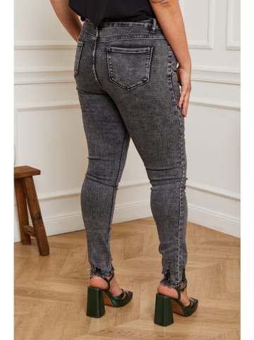 Plus Size Company Jeans "Opulence" - Skinny fit - in Grau