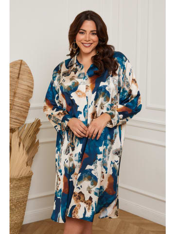 Plus Size Company Kleid "Tendry" in Blau