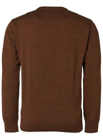 No Excess Sweter w kolorze brązowym