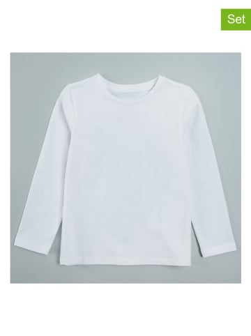 COOL CLUB 2er-Set: Longsleeves in Weiß