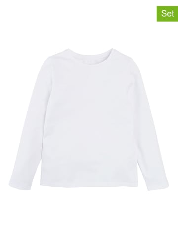COOL CLUB 2-delige set: longsleeves wit